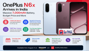 📱 OnePlus N6x Arrives in India: Massive 7,000mAh Battery, Budget Price and More