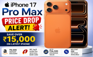 Apple iPhone 17 Pro Max Gets Big Price Cut in India: Save Over ₹15,000 on Amazon