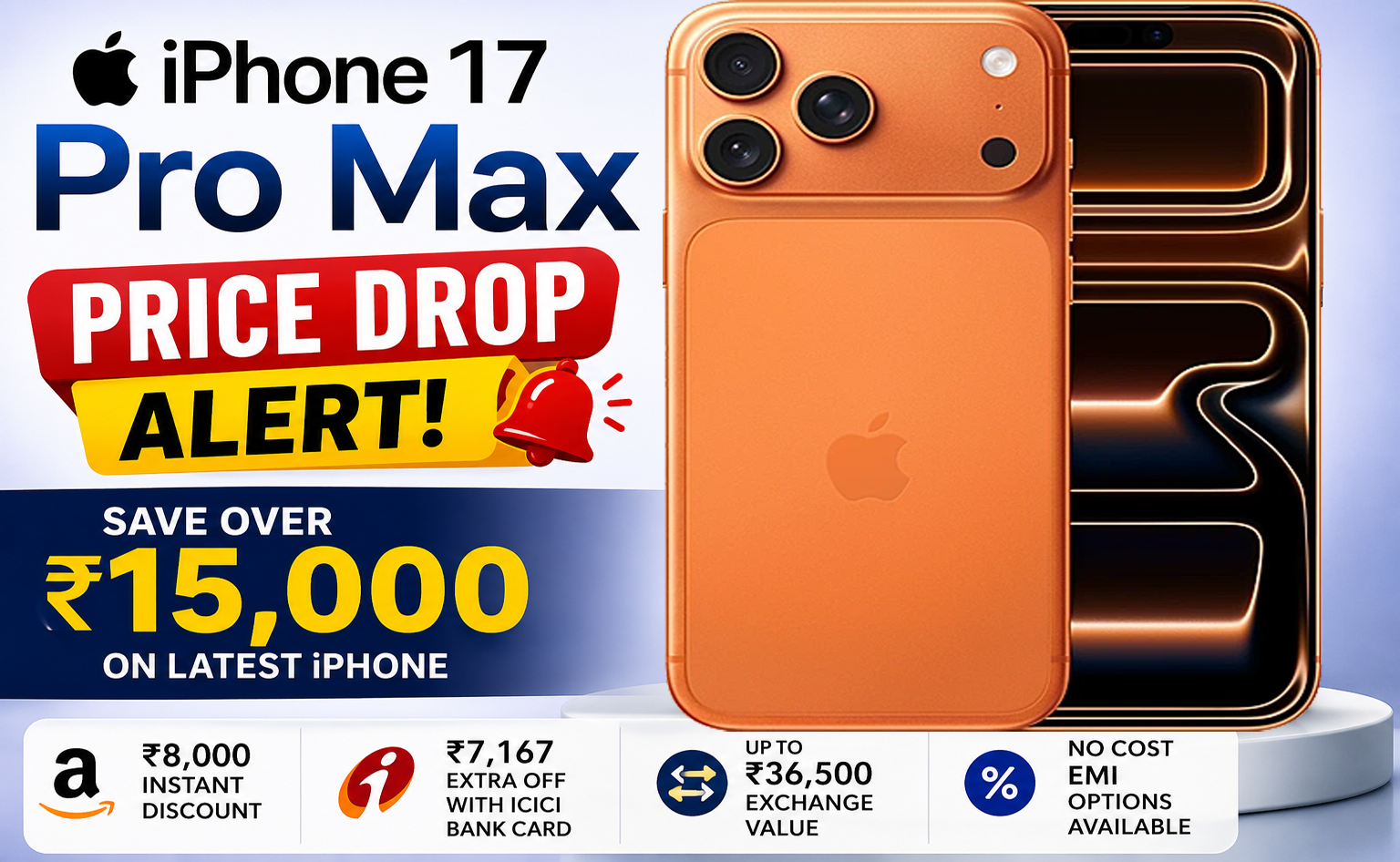 IPhone 17 Pro Max Price Drop Save 15 000 In India